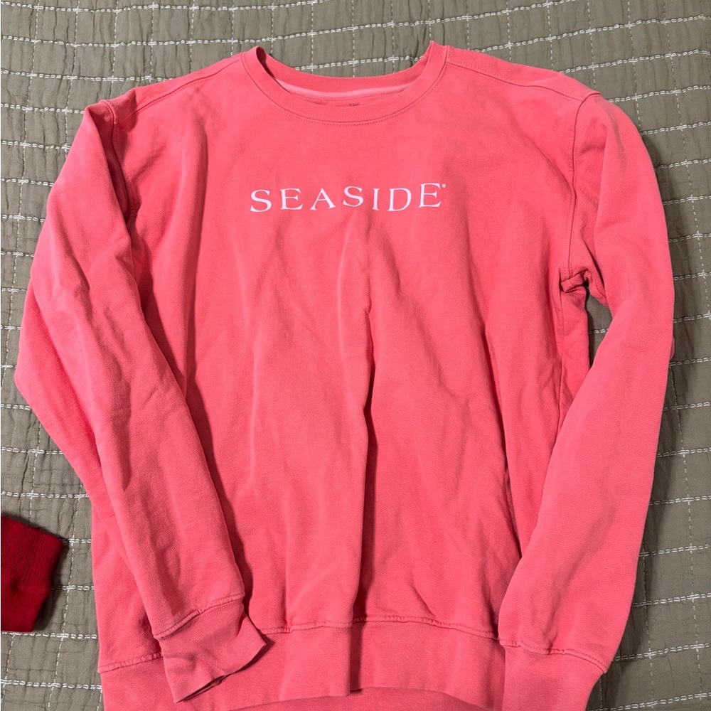 Women's Pink Seaside Crew New
